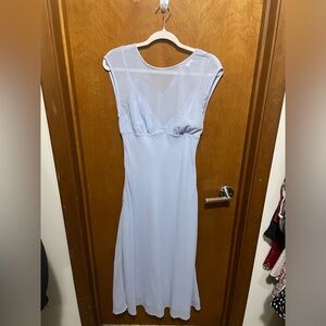 Baby blue midi dress